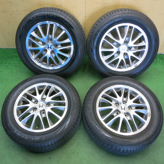バリ溝！22年！9.5分★ホンダ RB オデッセイ 純正 215/60R16 ダンロップ LE MANS V ルマン5 16インチ PCD114.3/5H★6051404HAノ