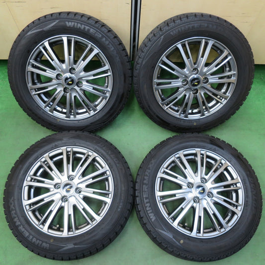 キレイ！21年★スタッドレス 175/65R15 ダンロップ ウインターマックス WM02 Fang ファング 15インチ PCD100/4H★5043003イス