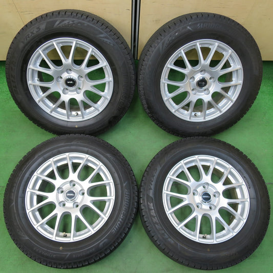 [送料無料] バリ溝！21年！キレイ！ほぼ10分★スタッドレス 205/65R16 ブリヂストン ブリザック VRX3 TOPRUN トップラン 16インチ PCD114.3/5H★5011110イス