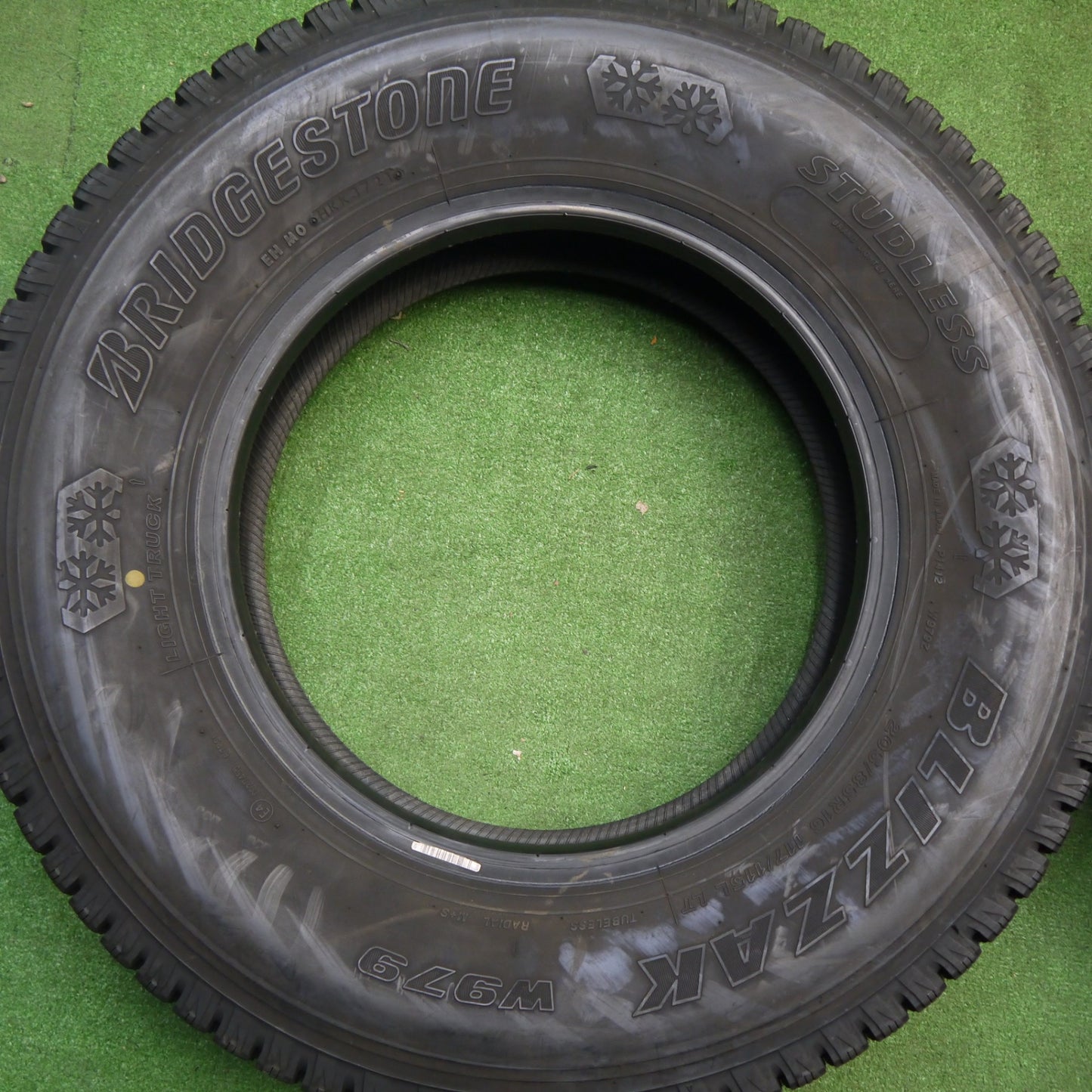 バリ溝！21年！9分！6本★トラック タイヤ 205/85R16 117/115L スタッドレス ブリヂストン ブリザック W979 16インチ★5122305Hスタ