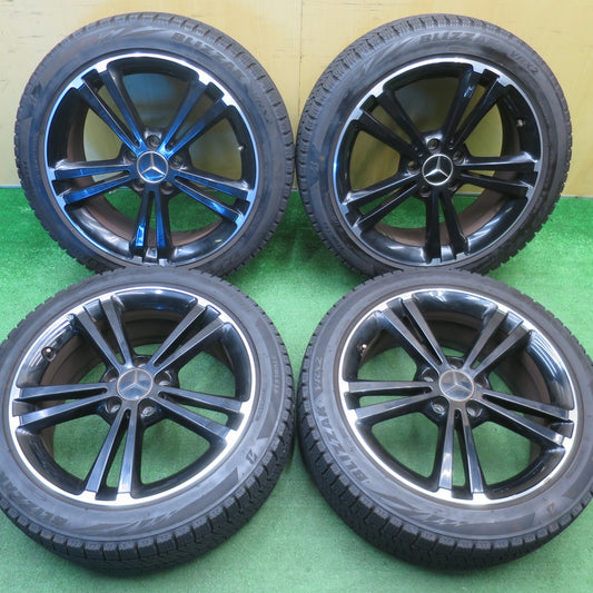 バリ溝！9分★ベンツ Aクラス W177 純正 225/45R18 スタッドレス ブリヂストン ブリザック VRX2 18インチ B CLA クラス PCD112/5H★5120405NJス