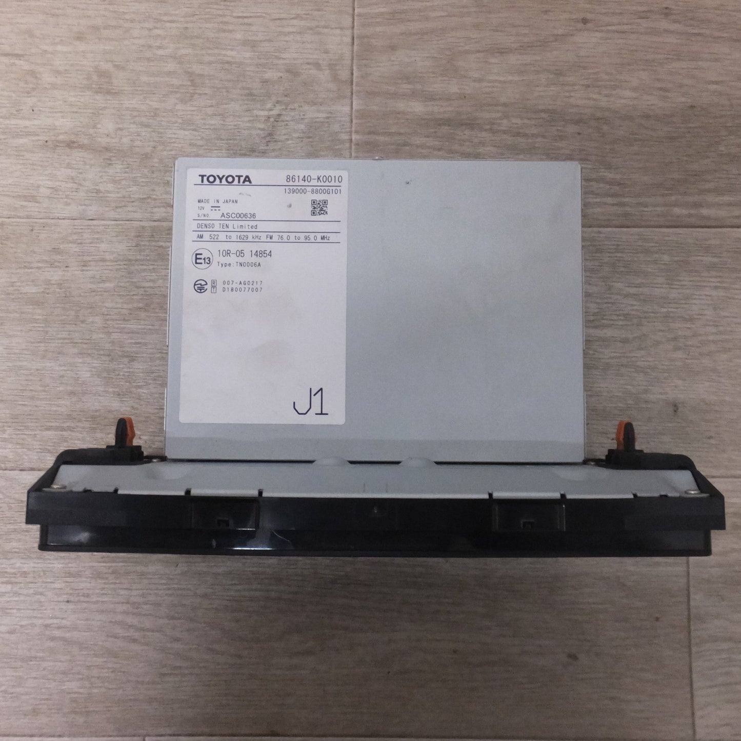 [送料無料] 現状品★デンソーテン製 トヨタ 純正 ディスプレイオーディオ 86140-K0010　トヨタ ヤリス MXPA10(73)★