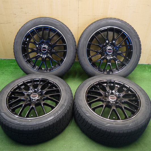バリ溝！キレイ！8.5分★Leyseen PRAVA 9M 205/55R17 スタッドレス ヨコハマ アイスガード iG60 レイシーン プラバ 17インチ PCD114.3/5H★6050104Hス