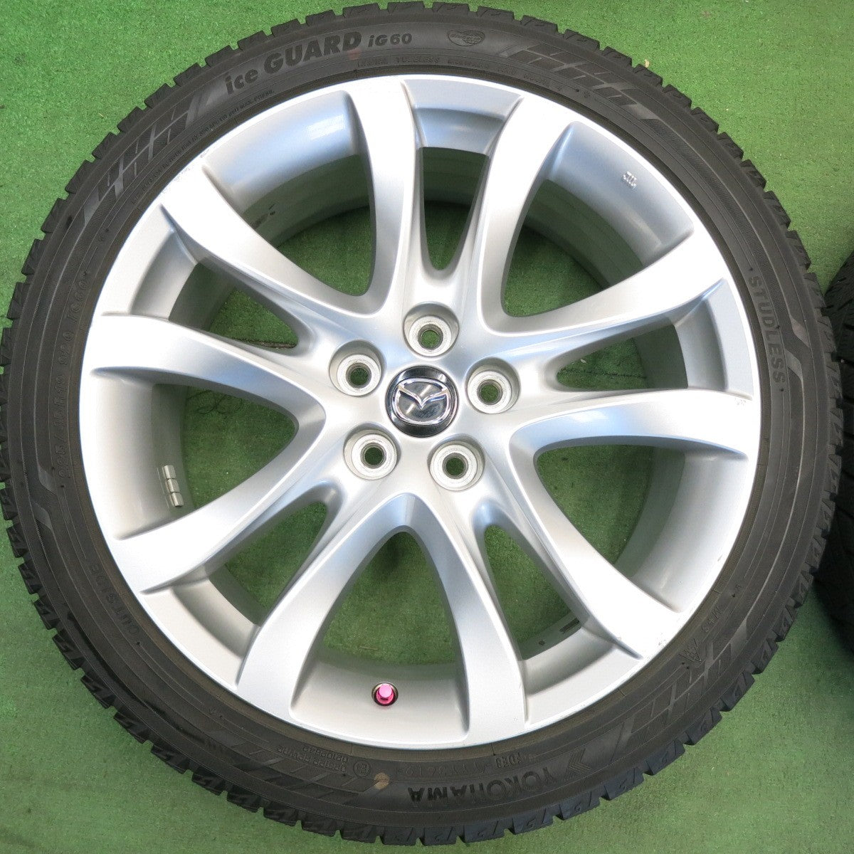4本価格★マツダ GJ アテンザ 純正 225/45R19 スタッドレス ヨコハマ アイスガード iG60 19インチ PCD114.3/5H★6051411HAス