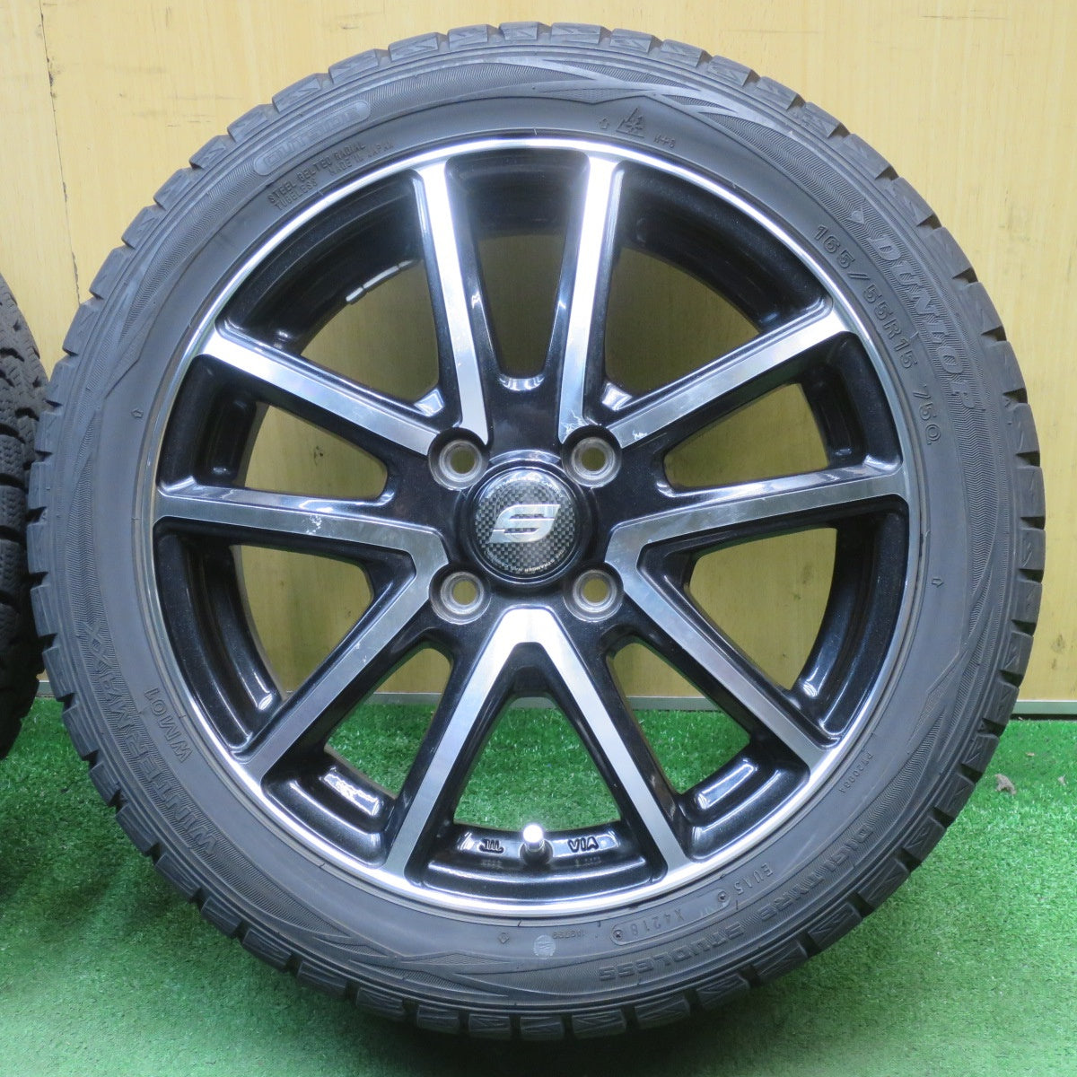 4本価格★スタッドレス 165/55R15 ダンロップ ウインターマックス WM01 STRANGER ストレンジャー 15インチ 軽サイズ PCD100/4H★6051308NJス