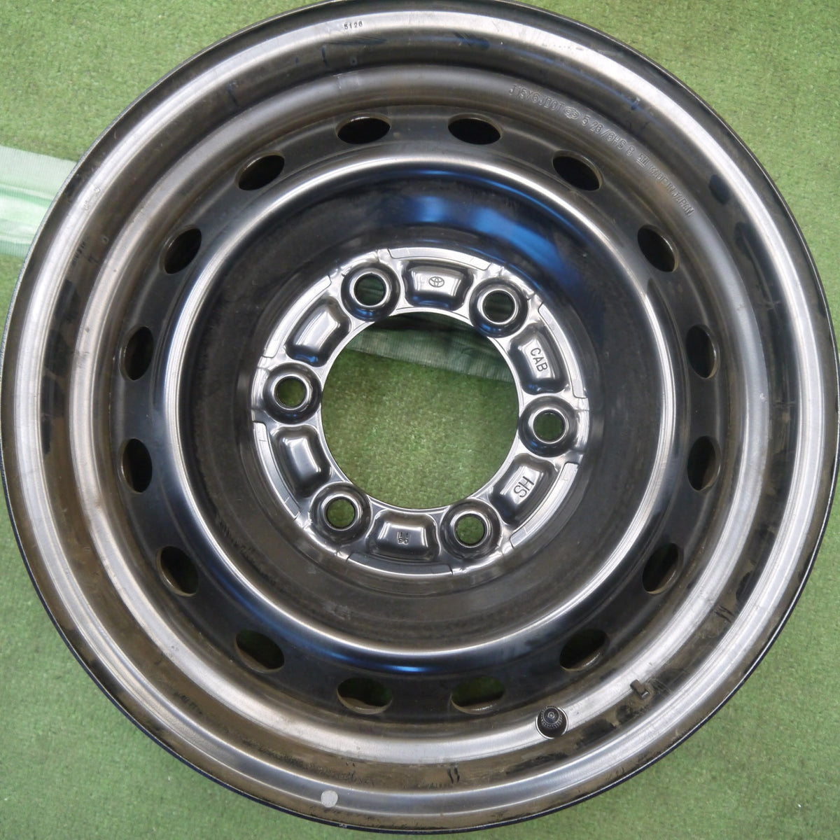 キレイ◎トヨタ 200系 ハイエース 純正 スチール ホイール 15インチ 15×6J PCD139.7/6H◎6092509Hホ