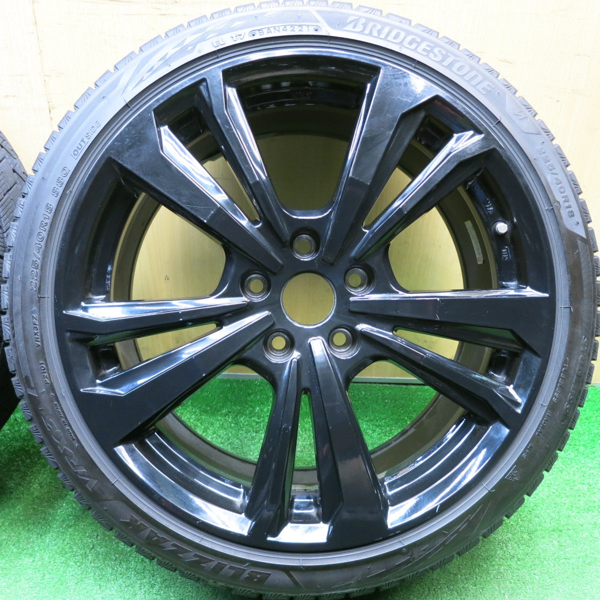 バリ溝！21年！9.5分★BMW MINI 等 smartline 365 225/40R18 スタッドレス ブリヂストン ブリザック VRX3 スマートライン 18インチ PCD112/5H★5121407HAス