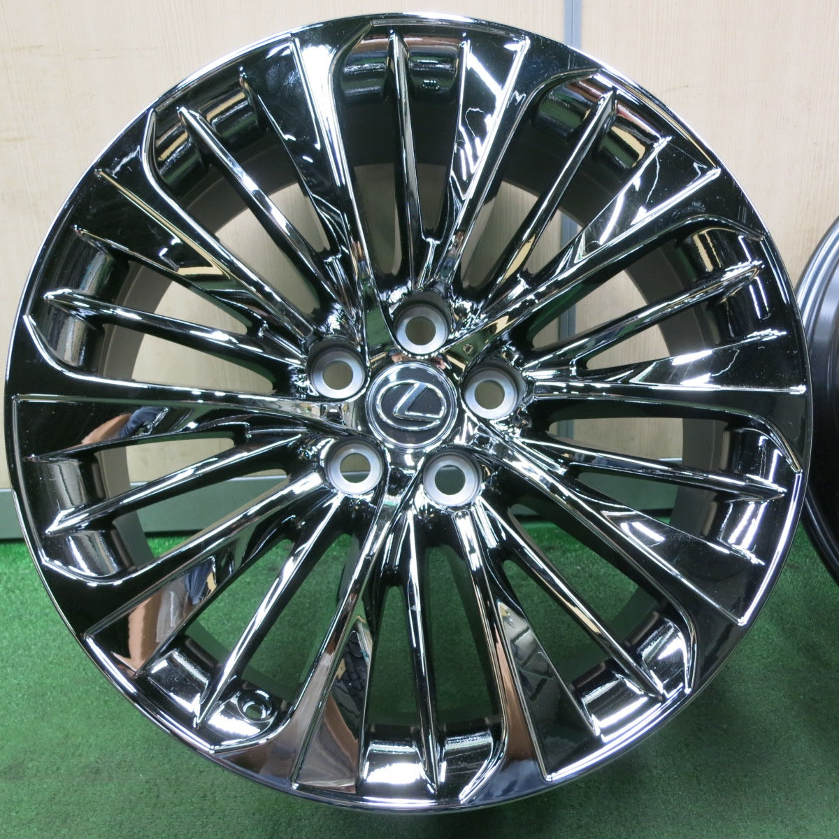 *送料無料* 新車外し★レクサス LS 純正 OP スパッタリング ホイール 20インチ 20×8.5J PCD120/5H★4060406NJホ