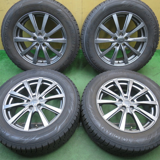バリ溝！21年！キレイ！9.5分★XV 等 225/60R17 スタッドレス ヨコハマ アイスガード iG60 GRASS グラス 17インチ PCD100/5H★5093007NJス