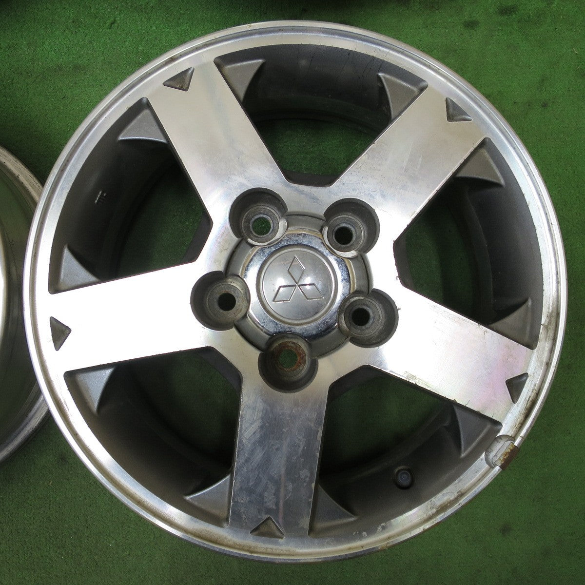4本価格★三菱 パジェロ ミニ 純正 ホイール 15インチ 15×5.5JJ PCD114.3/5H★6052503NGホ