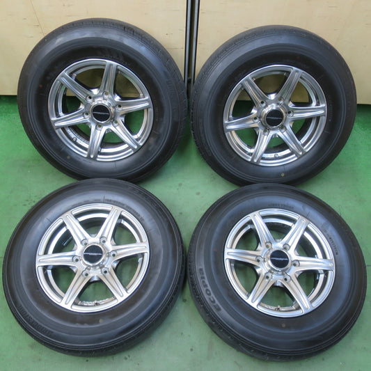 キレイ！22年★195/80R15 107/105N ブリヂストン エコピア RD613 CUSTOM BUILD BY TOY-FACTORY 15インチ PCD139.7/6H★6020408イノ