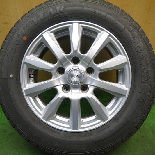 バリ溝！21年！キレイ！9分！1本★スタッドレス 195/65R15 グッドイヤー アイスナビ7 JOKER ジョーカー 15インチ PCD114.3/5H★5060608Hス