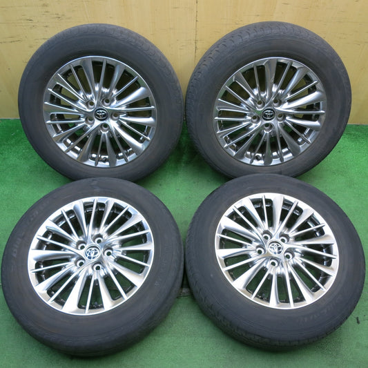 キレイ！21年★トヨタ 30系 アルファード ヴェルファイア 純正 225/60R17 ヨコハマ ブルーアース E51 E51A 17インチ PCD114.3/5H★5060605AKノ