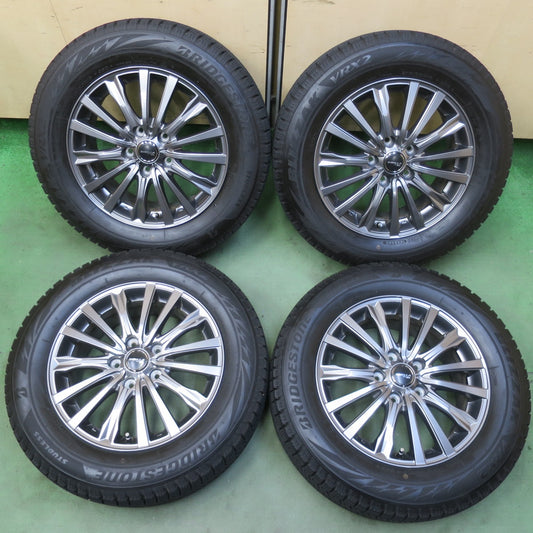 バリ溝！22年！キレイ！9.5分◎スタッドレス 215/60R16 ブリヂストン ブリザック VRX2 SIBILLA NEXT W5 シビラ ネクスト 16インチ PCD114.3/5H◎6100905イス