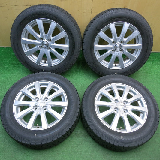 バリ溝！22年！キレイ！9分★スタッドレス 185/65R15 グッドイヤー アイスナビ7 ravrion RS01 ラブリオン 15インチ PCD100/4H★5121806HAス