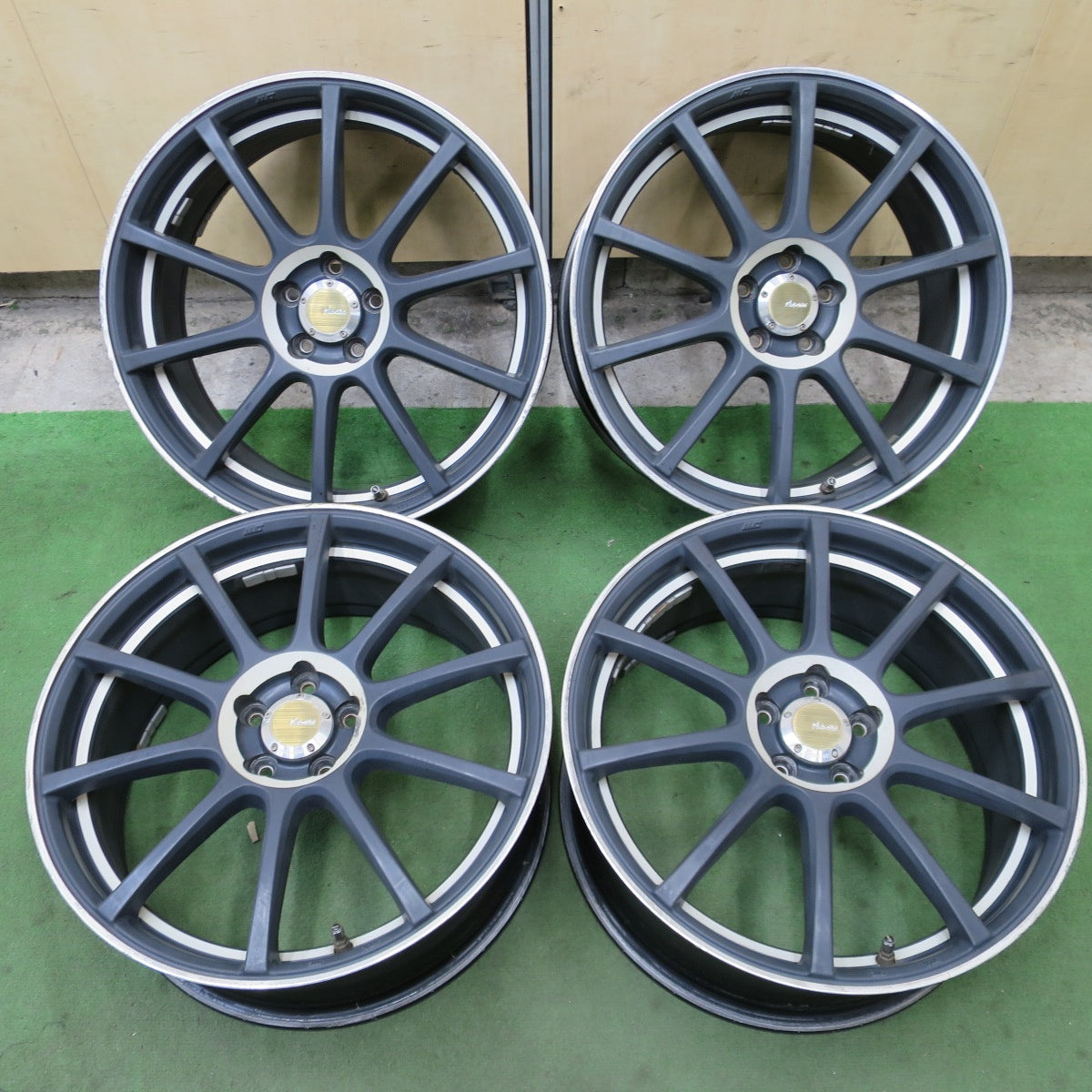 4本価格★Advanti Racing Vigoroso M993 18インチ ホイール アドヴァンティ レーシング ヴィゴロッソ 18×7.5J PCD100/5H★6070303NGホ