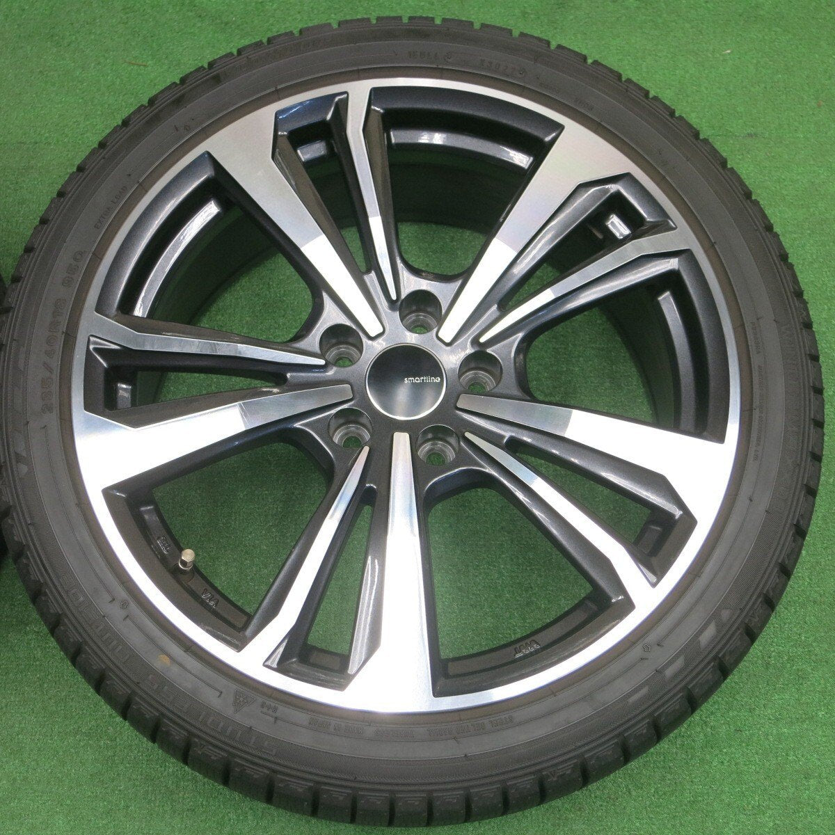 バリ溝！22年！9分★ベンツ Cクラス 等 smartline 365 235/40R18 スタッドレス ダンロップ ウインターマックス 03 スマートライン 18インチ PCD112/5H★6021103NKス