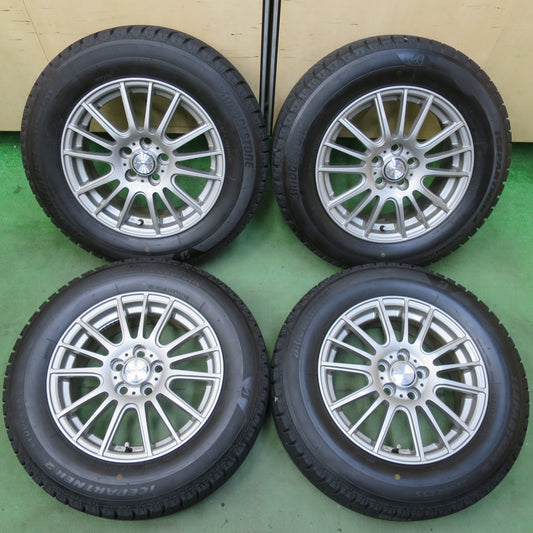 ほぼ未使用！22年！キレイ★プリウス 等 195/65R15 スタッドレス ブリヂストン アイスパートナー2 ravrion selzer ラブリオン 15インチ PCD100/5H★5111101イス