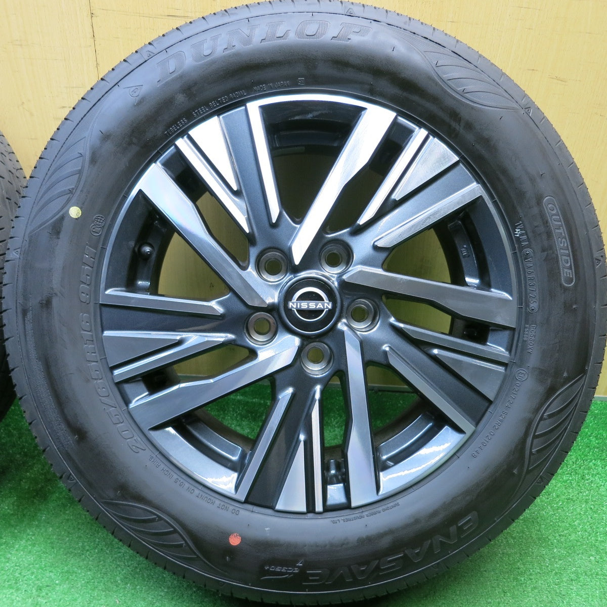 新車外し！25年★日産 C28 セレナ 純正 205/65R16 ダンロップ エナセーブ EC350+ 16インチ PCD114.3/5H★6010205HAノ
