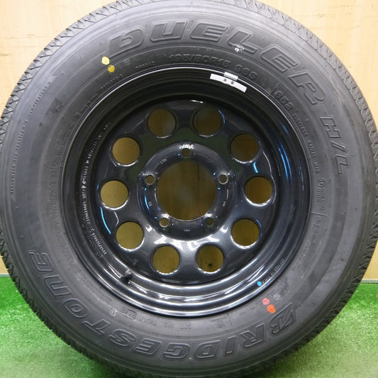 新車外し！25年！1本★スズキ ジムニー シエラ 純正 スチール 195/80R15 ブリヂストン デューラー H/L 852 DUELER スペア 15インチ PCD139.7/5H★6021808Hノ