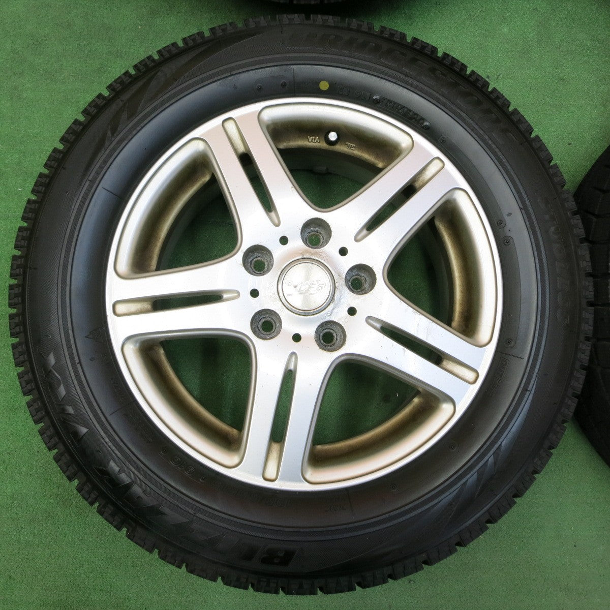 *送料無料* バリ溝！20年！9.5分以上★スタッドレス 195/65R15 ブリヂストン ブリザック VRX DUFACT DF5 デュファクト 15インチ PCD114.3/5H★4050502IMス
