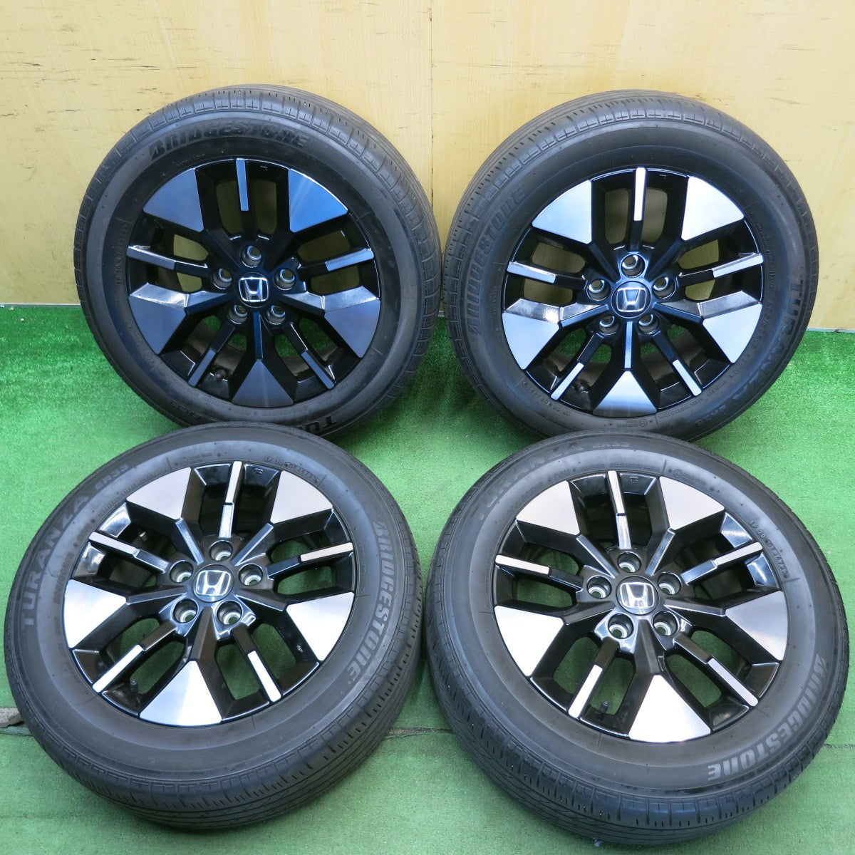キレイ！23年◎ホンダ RP ステップワゴン スパーダ 純正 205/60R16 ブリヂストン トランザ ER33 16インチ PCD114.3/5H◎6070503HAノ