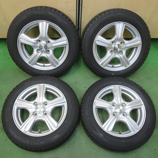 バリ溝！22年！9.5分★スタッドレス 165/65R14 ダンロップ ウインターマックス WM02 VIOLENTO ヴィオレント 14インチ PCD100/4H★6011607イス