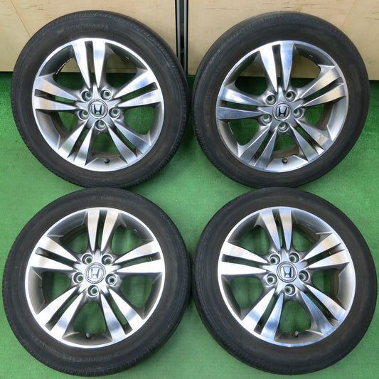 *送料無料* 4本価格★ホンダ ストリーム RSZ 純正 205/55R17 ヨコハマ dB デシベル E70 E70G PCD114.3/5H★4042604イノ