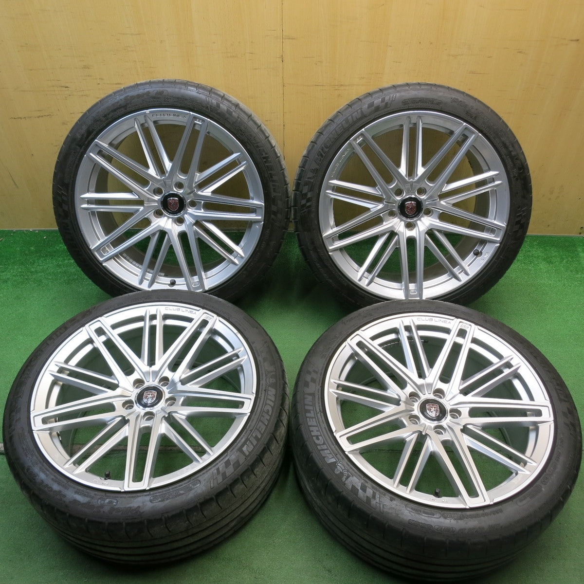 4本価格◎ベンツ 等 CLUB LINEA CRIMSON 255/40R20 ミシュラン Pilot Super Sport NO クラブ リネア クリムソン 20インチ PCD112/5H◎6071810HAノ