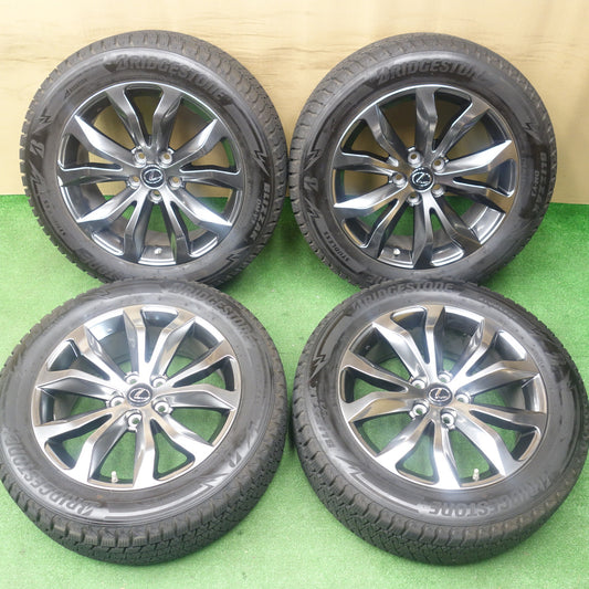 センサー付！バリ溝！23年！キレイ！9分★レクサス NX Fスポーツ 純正 235/55R18 スタッドレス ブリヂストン ブリザック DM-V3 18インチ PCD114.3/5H★6013101KTス