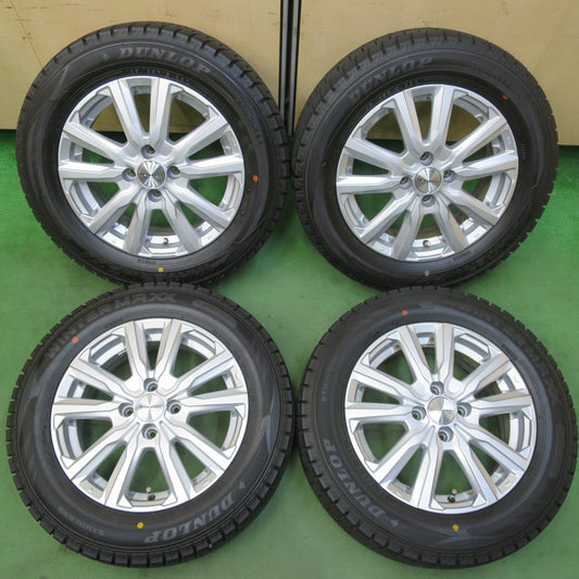 超バリ溝！24年！キレイ！ほぼ10分★スタッドレス 185/65R15 ダンロップ ウインターマックス WM02 Devotion AME ディヴォーション 15インチ PCD100/4H★5080404イス