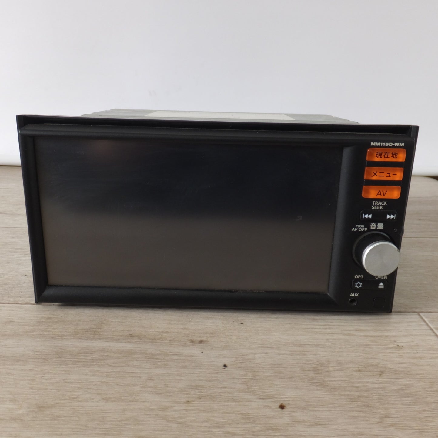 [送料無料] 現状品★パナソニック製 三菱 純正 オリジナルナビゲーション B8260-79928-MM MM115D-WM[21]★