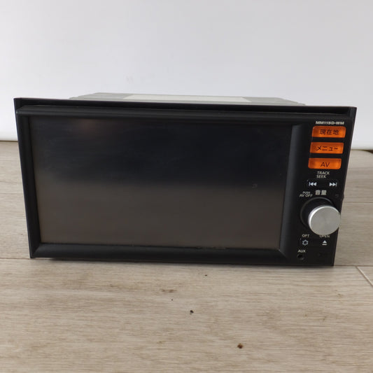 [送料無料] 現状品★パナソニック製 三菱 純正 オリジナルナビゲーション B8260-79928-MM MM115D-WM[21]★