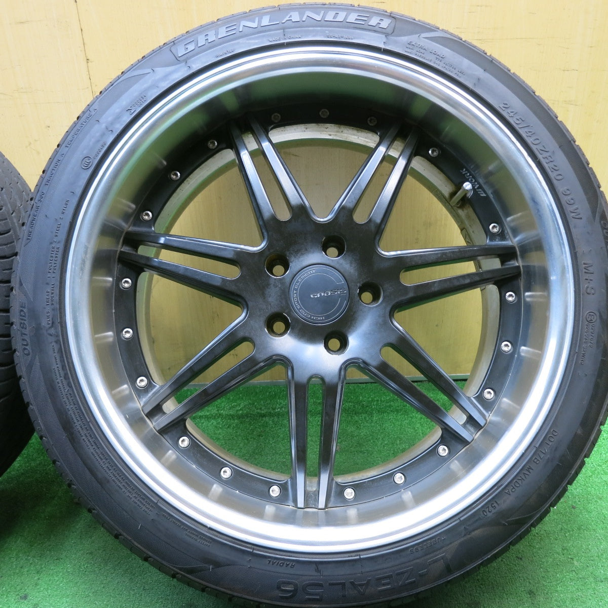 バリ溝！22年！9.5分★BMW 等 WORK GNOSIS GS5 235/35R20 245/40R20 グリンランダー L-ZEAL56 ワーク グノーシス 20インチ PCD120/5H★5052102AKノ