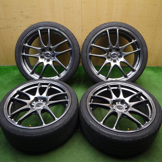 4本価格！22年★WORK EMOTION Kiwami EMT-KWM 235/35R19 ニットー NT555 G2 19インチ ワーク 極 PCD114.3/5H★5052109Hノ
