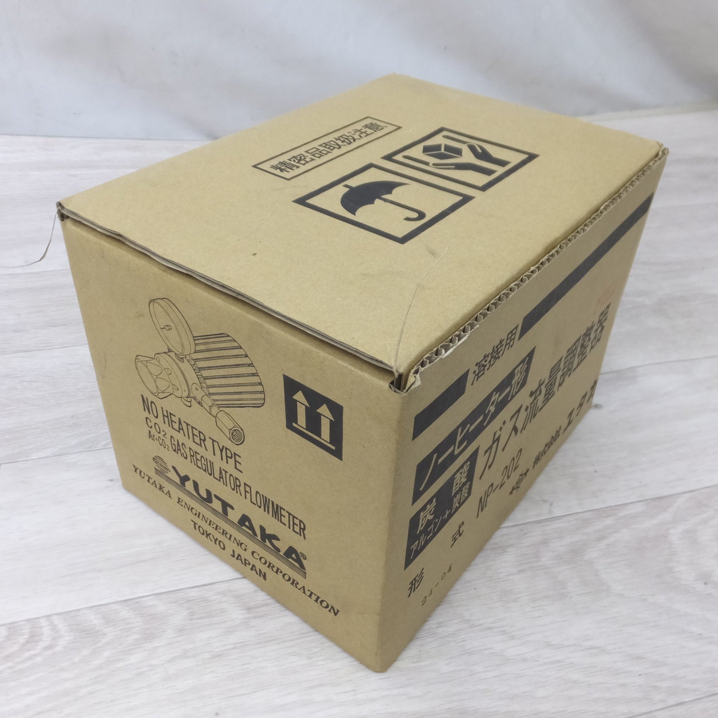 [送料無料] 未使用◆ユタカ 溶接用 ノーヒーター型 ガス 流量 調整器 NP-202 MAG Ar アルゴン CO2 炭酸◆