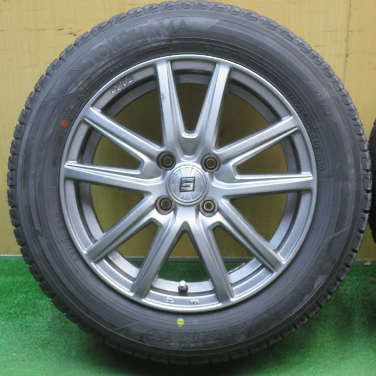 超バリ溝！ほぼ10分★スタッドレス 175/65R15 ヨコハマ アイスガード iG50 プラス SEIN SS ザイン 15インチ PCD100/4H★6050806NJス