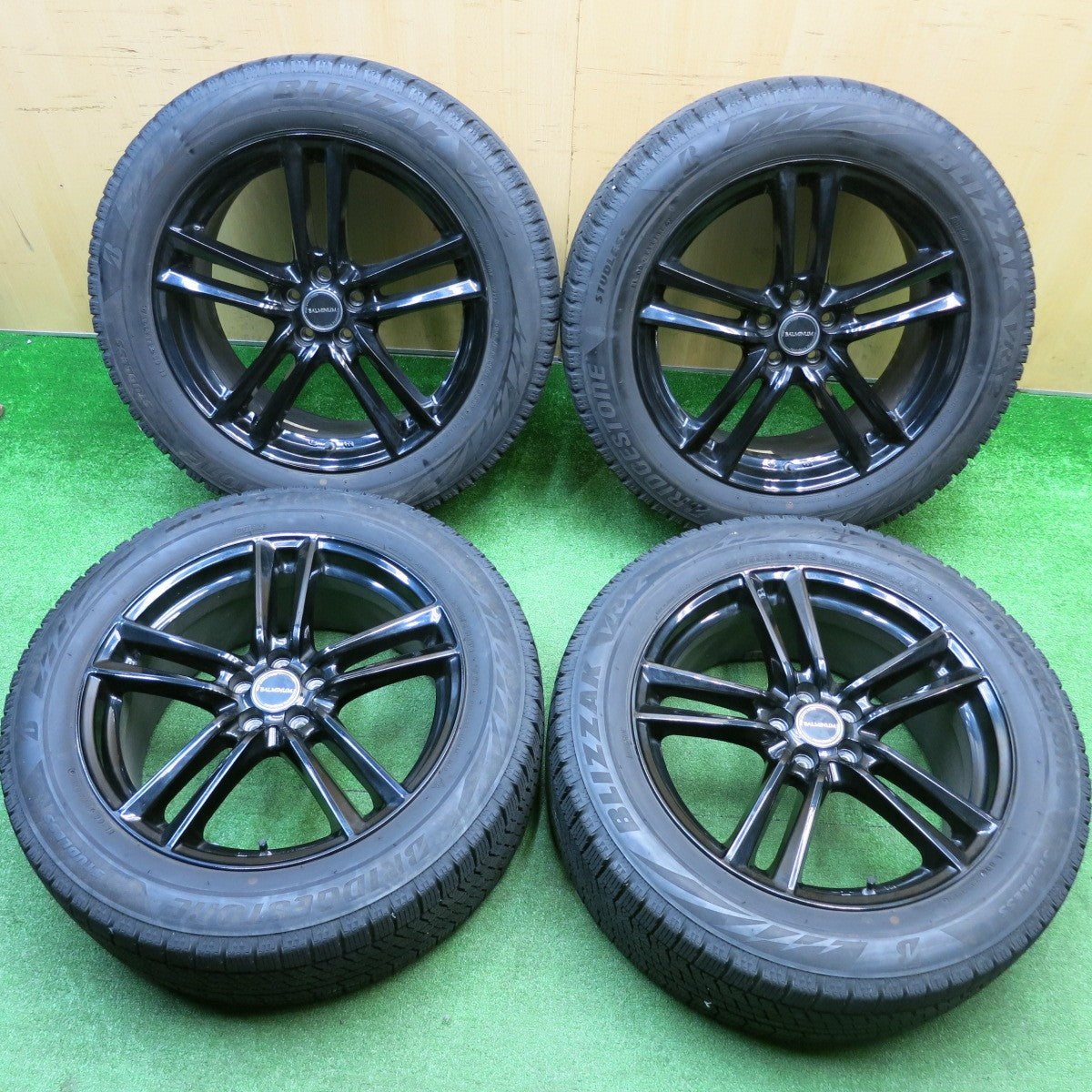 4本価格★XV フォレスター 等 225/55R18 スタッドレス ブリヂストン ブリザック VRX2 BALMINUM バルミナ 18インチ PCD100/5H★5112011HAス