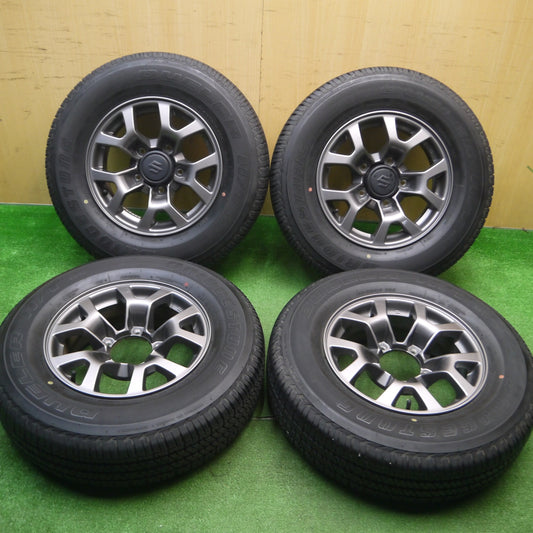 [送料無料] バリ溝！21年！キレイ！9.5分★スズキ JB74 ジムニー シエラ 純正 195/80R15 ブリヂストン デューラー H/T 684Ⅱ 15インチ PCD139.7/5H★4121609Hノ