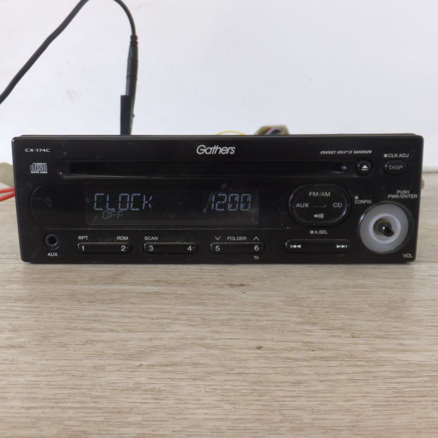 [送料無料] 現状品★ケンウッド製 ホンダ 純正 CDチューナー Gathers CX-174C(60)★