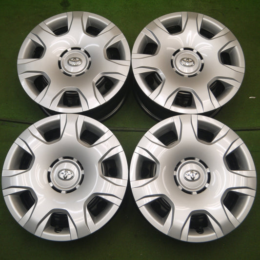 *送料無料* 新車外し★トヨタ 200系 ハイエース 純正 スチール ホイール 15インチ 15×6J PCD139.7/6H★4062502Hホ