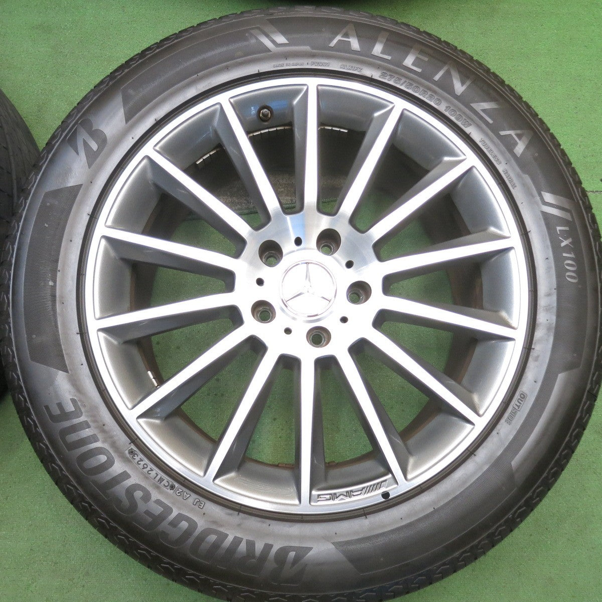 バリ溝！23年！キレイ！9.5分◎ベンツ Gクラス W463 A 純正 AMG 275/50R20 ブリヂストン アレンザ LX100 20インチ PCD130/5H◎6082710HAノ