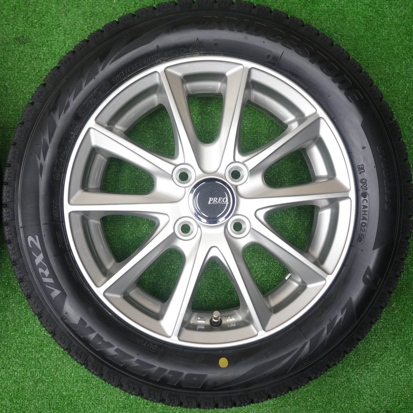ほぼ未使用！25年★スタッドレス 155/65R14 ブリヂストン ブリザック VRX2 PREO プレオ 14インチ PCD100/4H★5122901KTス