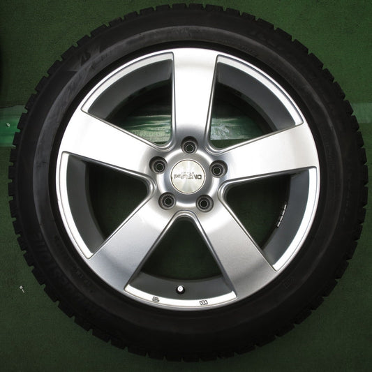 バリ溝！22年！キレイ！8.5分◎スタッドレス 215/55R17 ブリヂストン アイスパートナー2 STYLE PRASINO スタイル プラジノ 17インチ PCD114.3/5H◎6100601NJス