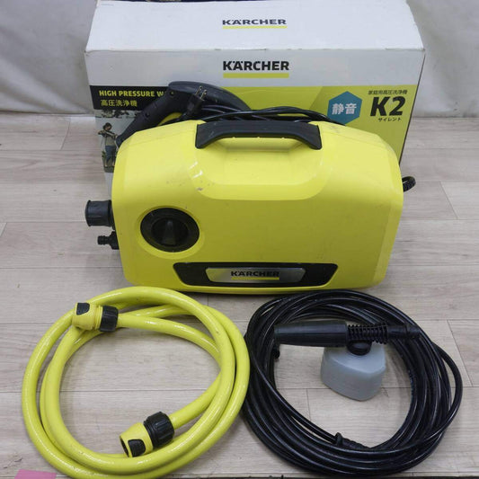 [送料無料] 現状品◆ケルヒャー 家庭用 高圧 洗浄機 K2 SILENT サイレント 1.600-920.0 外箱付き 静音 KARCHER◆