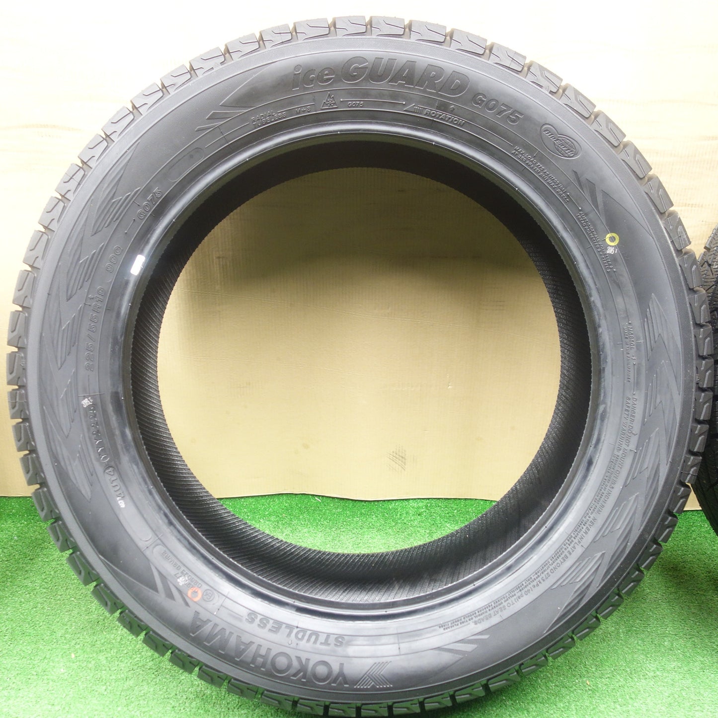 未使用！25年★スタッドレス 225/55R19 ヨコハマ アイスガード G075 タイヤ 19インチ 40系 アルファード ヴェルファイア CX-8 CX-5 等★6011202KTスタ