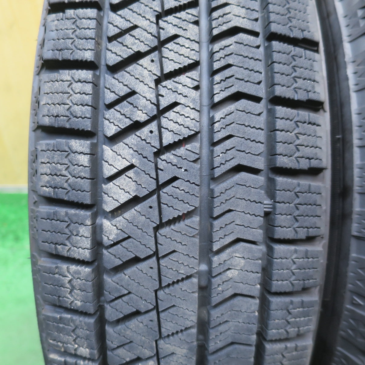 バリ溝！24年！8.5分◎スタッドレス 155/65R14 ブリヂストン ブリザック VRX2 DUFACT デュファクト 14インチ PCD100/4H◎6072401NJス