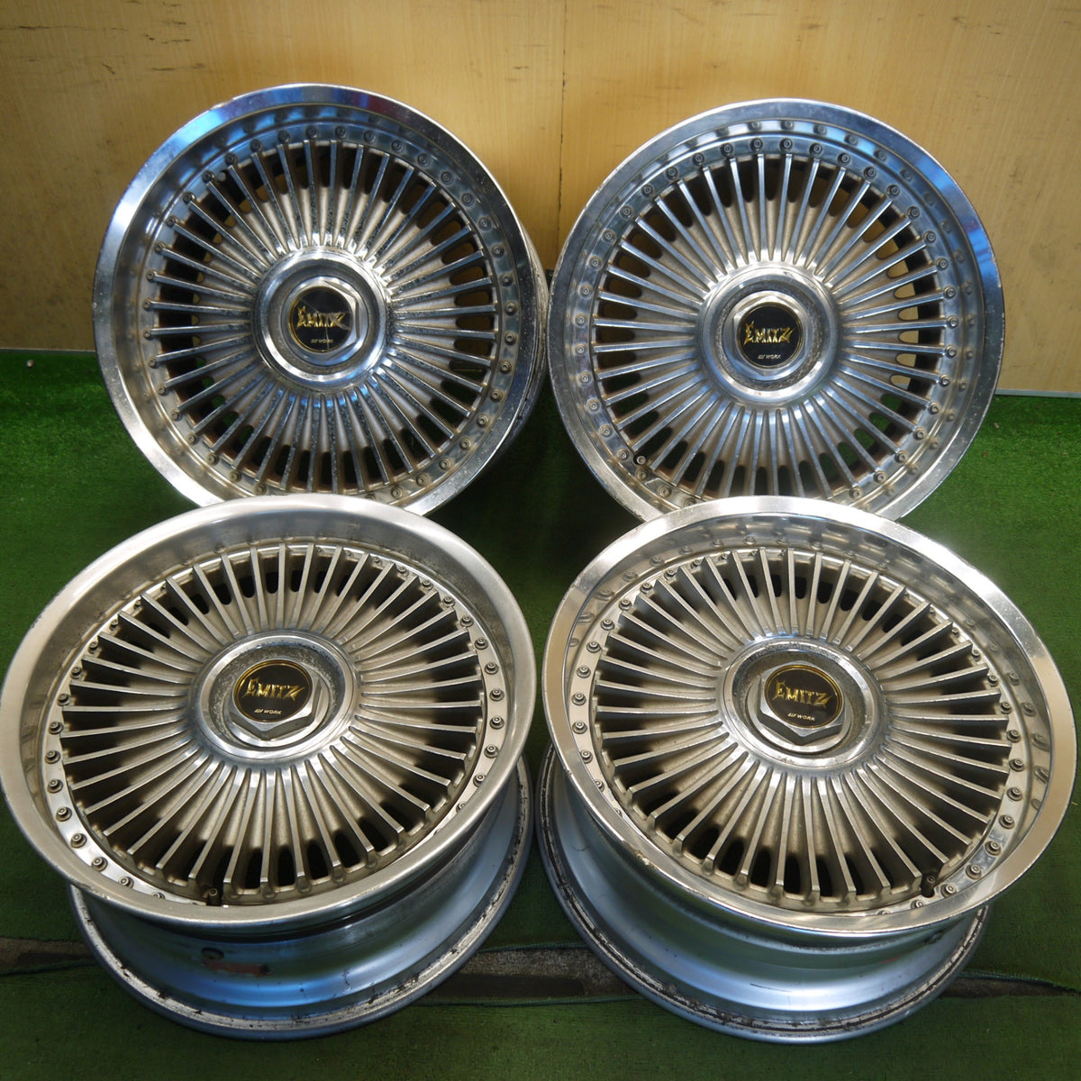 4本価格◎WORK EMITZ 18インチ ホイール ワーク イミッツ 18×8.5JJ 18×9.5JJ PCD114.3/4H 5H マルチ◎6081802Hホ