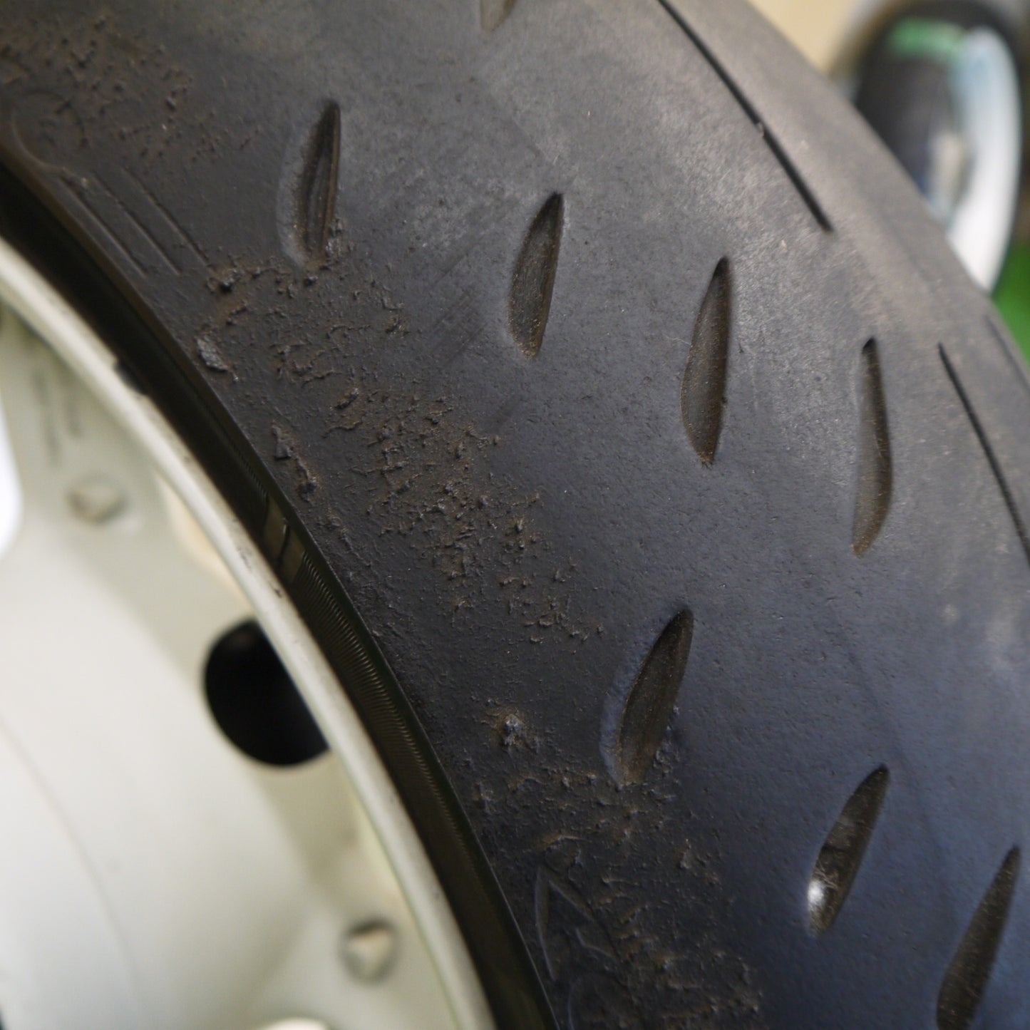 1本価格★スズキ GSX-R1000 純正 190/55 Z R17 ミシュラン POWER Super Sport  2CT+ 17インチ バイク リア★6042702Hノ