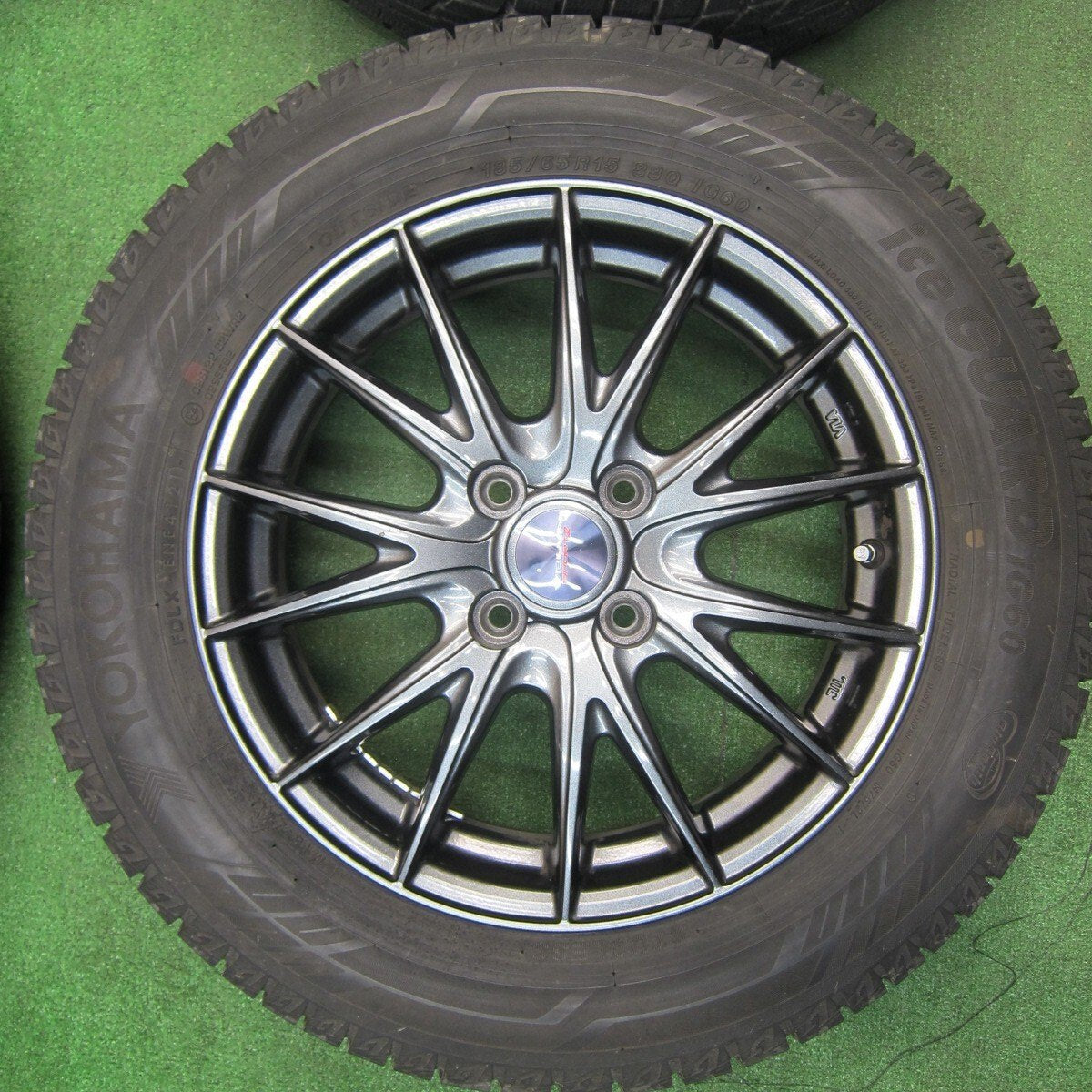 バリ溝！21年！9.5分★スタッドレス 185/65R15 ヨコハマ アイスガード iG60 VELVA SPORTZ ヴェルヴァ スポーツ 15インチ PCD100/4H★5031401TNス